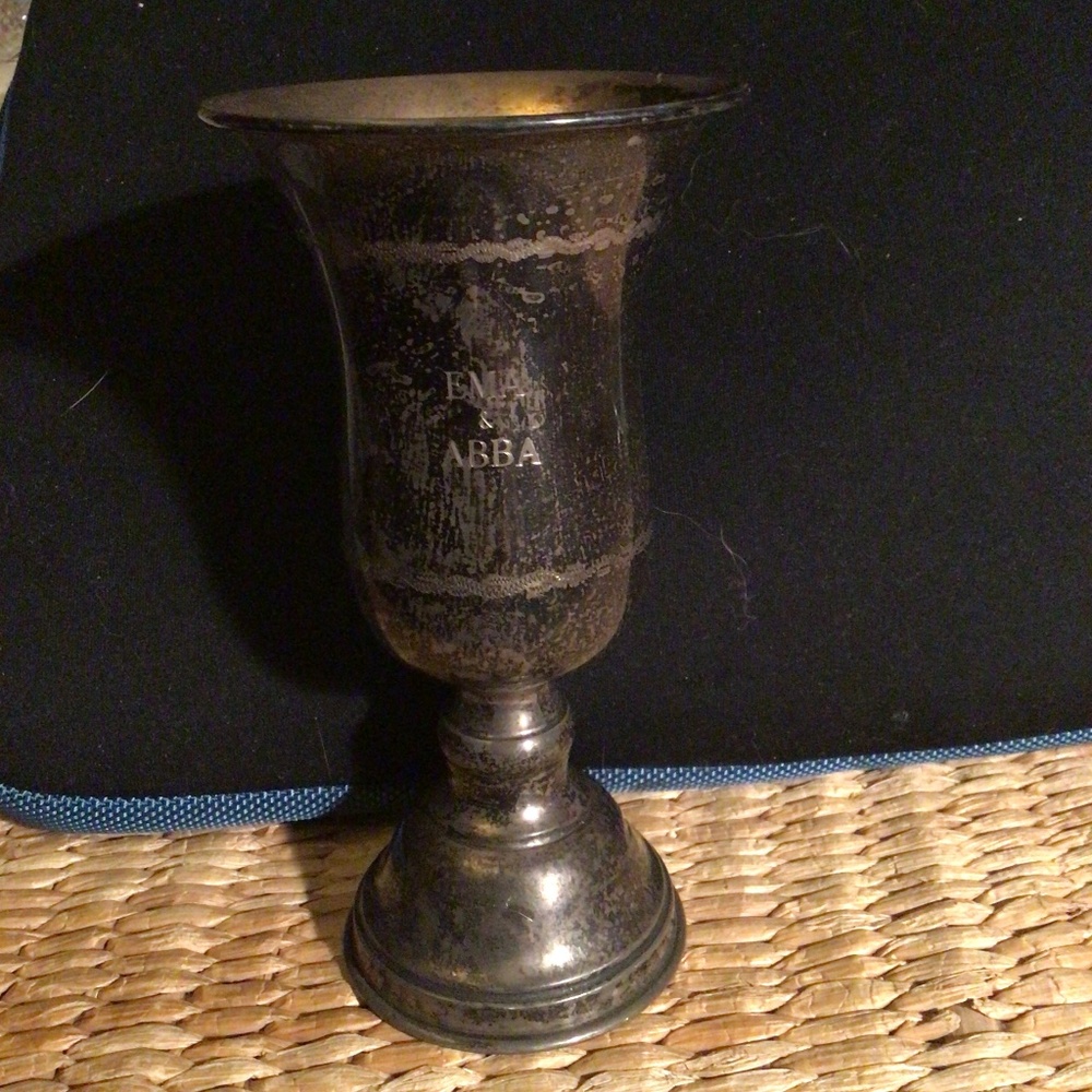 Sterling Jewish cup ema and abba - Picture 2 of 2